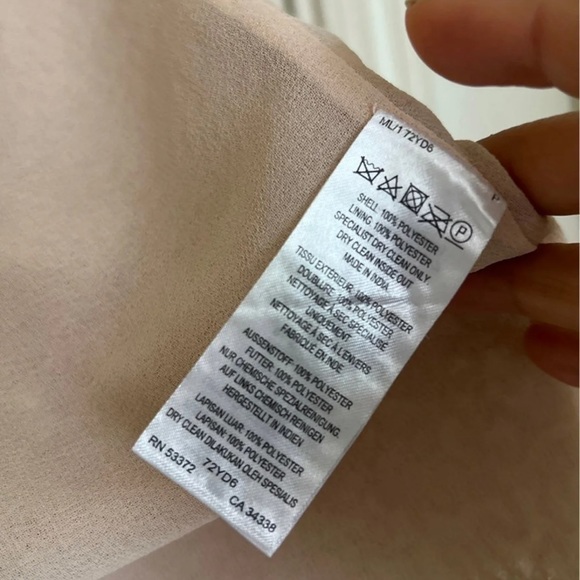 French Connection Sequins Top, Light Pink, Size 2, Like New - Picture 8 of 9